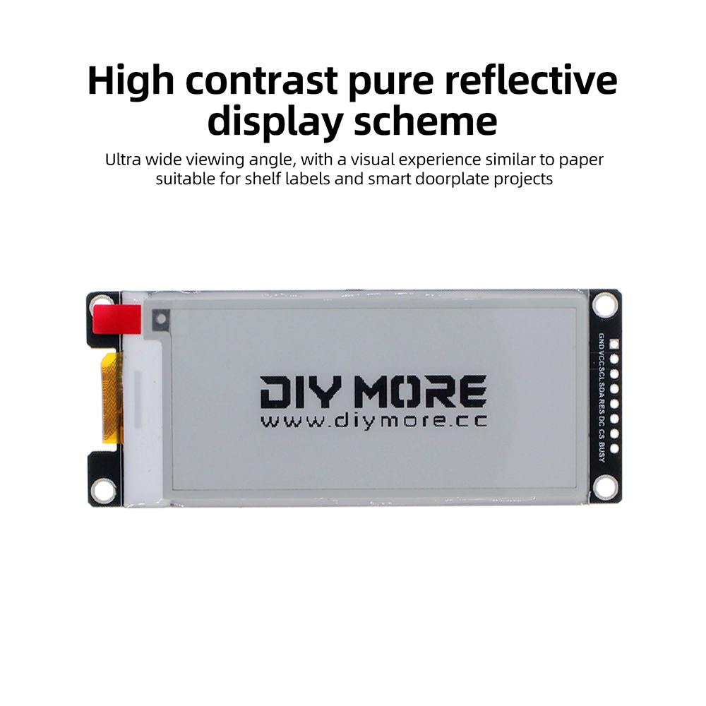 Pantalla de 2.9'' en negro, bl - Display Epaper 2.9 reseña y precio