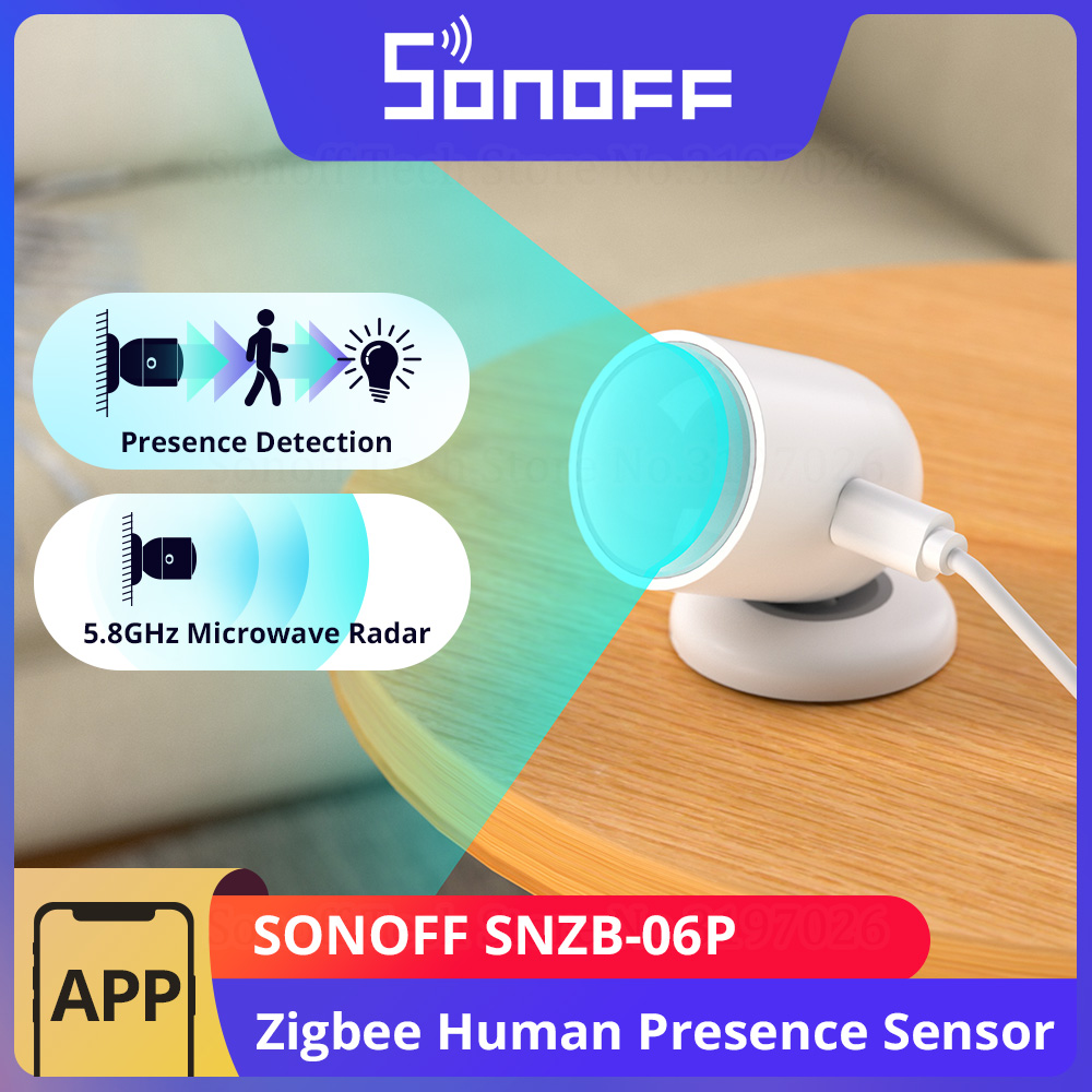 SONOFF SNZB-06P Zigbee Sensor  - Sonoff Basic Switch reseña y precio