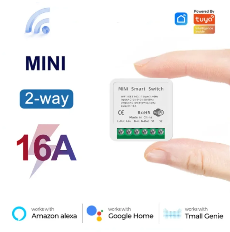 Mini Interruptor WiFi de 16A,  - Home Automation Ideas reseña y precio
