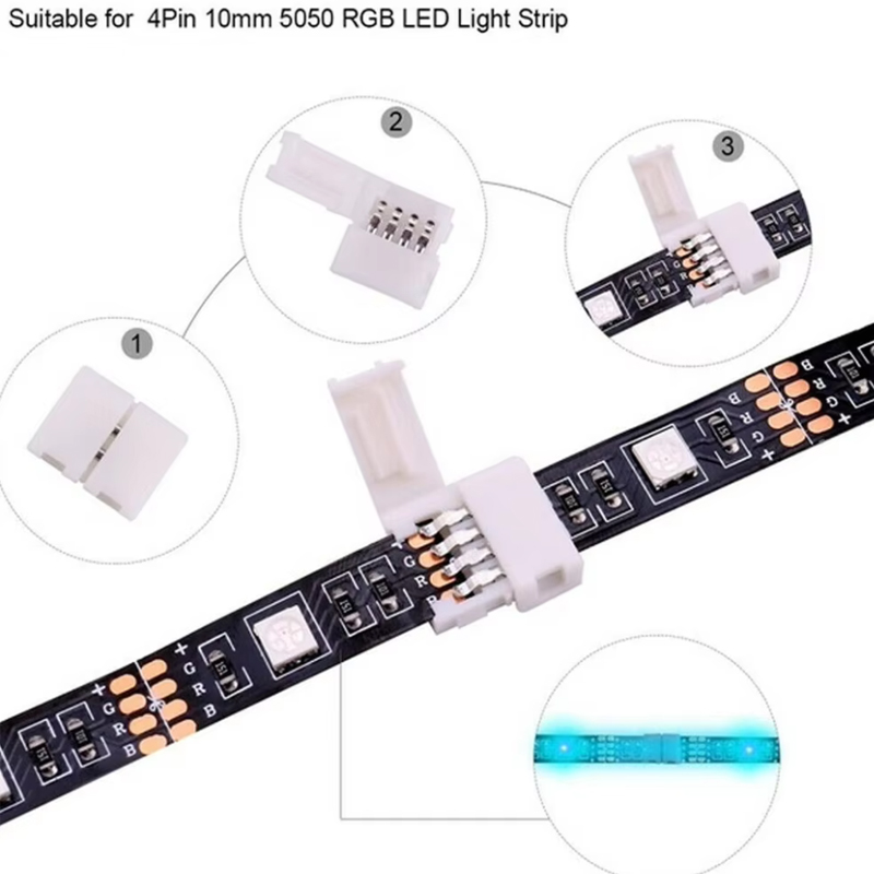 5 uds 4PIN 8mm conector Led fo - Rgb Led Matrix 8X8 reseña y precio