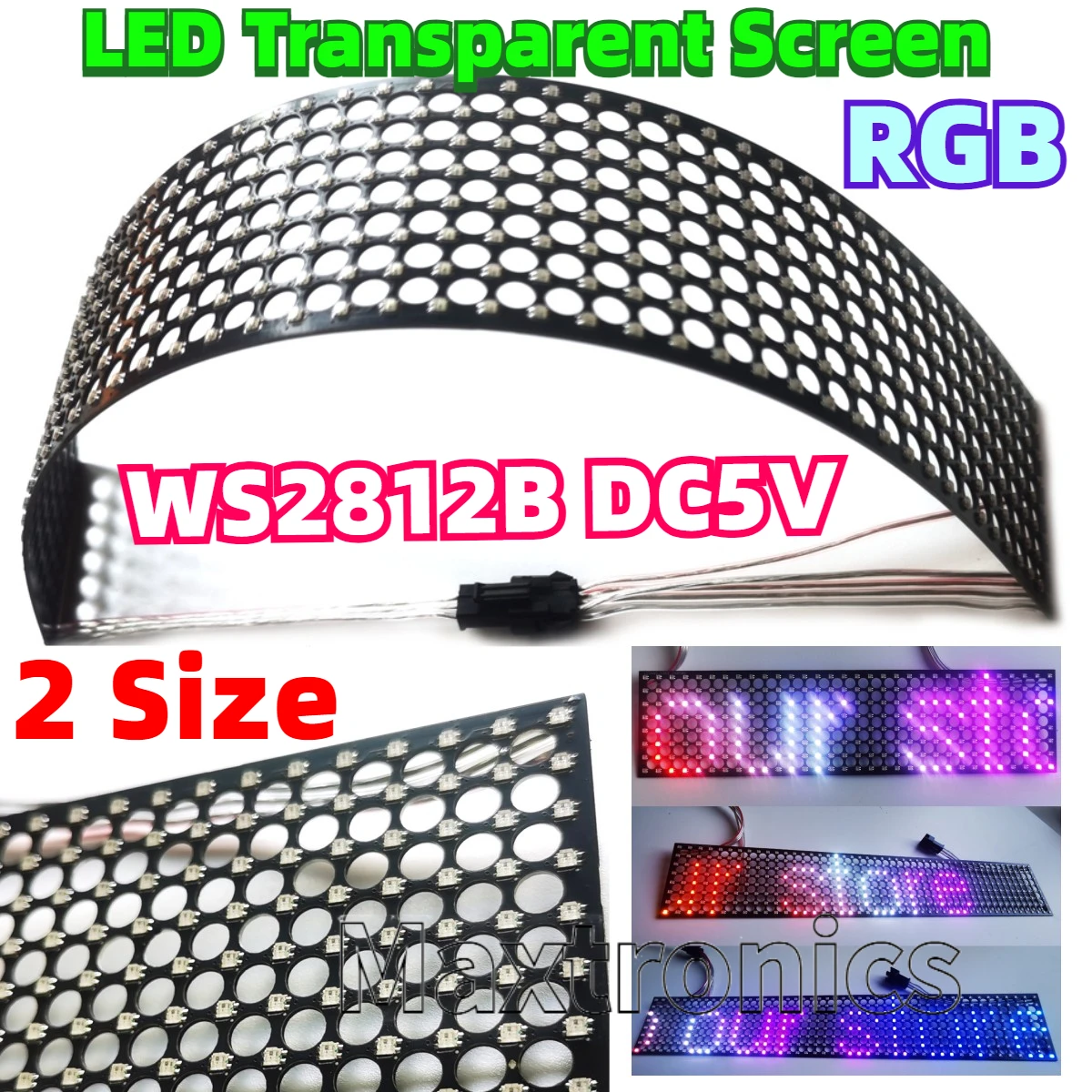 Pantalla LED transparente WS28 - Rgb Led Matrix 8X8 reseña y precio