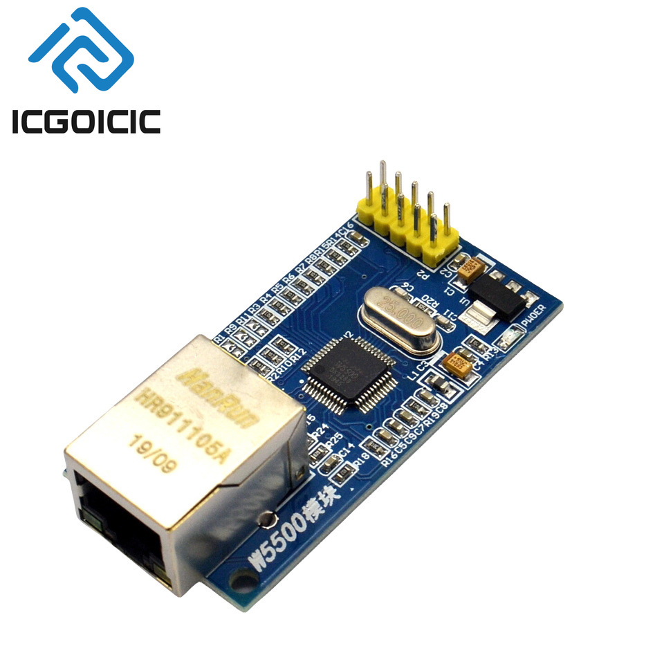 Módulo Ethernet W5500 – TCP/IP - Ethernet Module W5500 reseña y precio